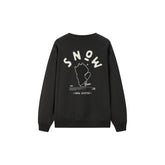 Men's Cartoon Letter Applique Sweatshirt